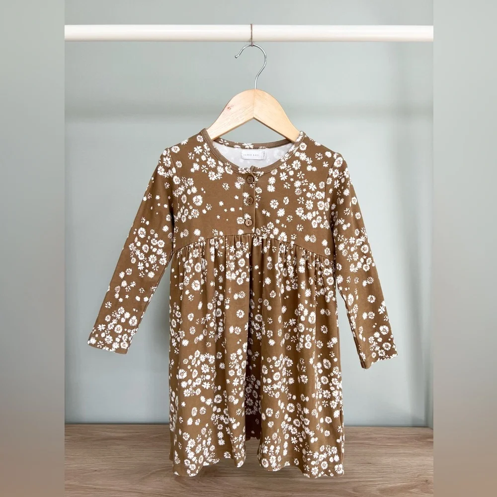 Jamie Kay - Organic Cotton Bridget Dress - Daisy Floral - Picture 2 of 6